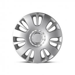 Колпаки колес AUTOPROFI Эластичные R-16 PP пластик (1 шт) WC-1150 SILVER