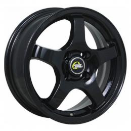 CrossStreet CR-14 6x15 PCD4x114.3 ET44 DIA 56.6  BLACK