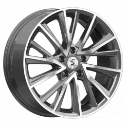 КиК КР010 (18_Xceed) 7.5x18 PCD5x114.3 ET45 DIA 67.1  Diamond gloss graphite